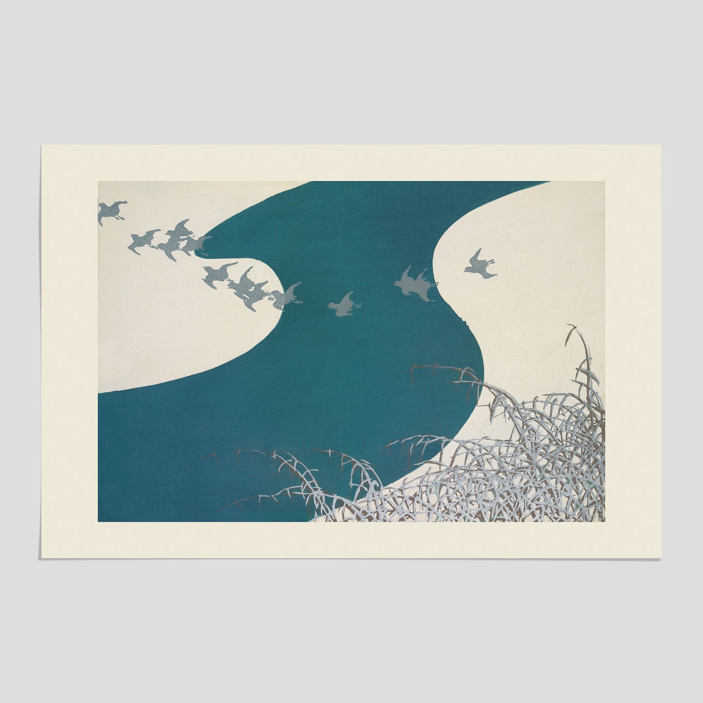 "Birds" poster – Kamisaka Sekka – Japansk konst